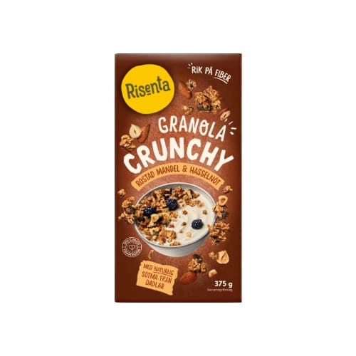 Mandel Hasseln Crunchy Granola Risenta 375g