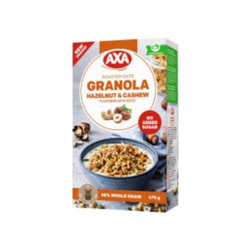 Hazelnut Cashew Granola Axa 475g
