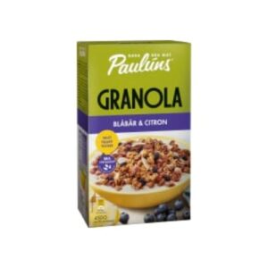 Blåbär Citron Granola Paulúns 450g