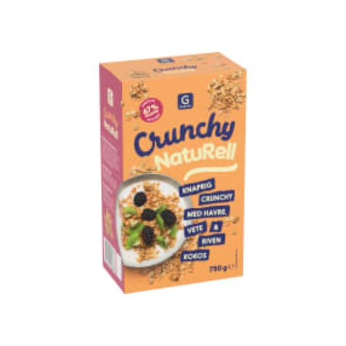 Crunchy Naturell Garant 750g