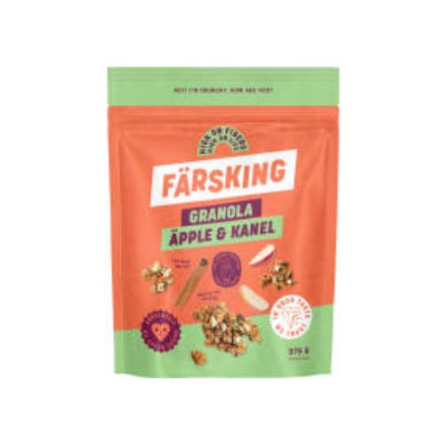 Äpple Kanel Granola Färsking 375g