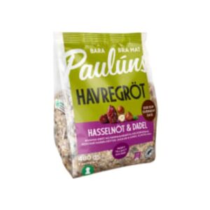 Havregröt Hasselnöt&dadel Paulúns 480g