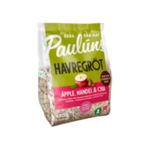 Havregröt Äpple/mandel/chia Paulúns 480g