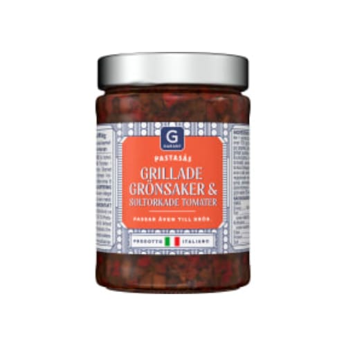 Pastasås Grillade Grönsaker Soltorkade Tomater Garant 280g