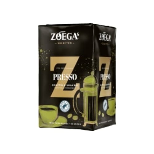 Presso Grovmald Mörkrost Presskaffe Zoégas 450g