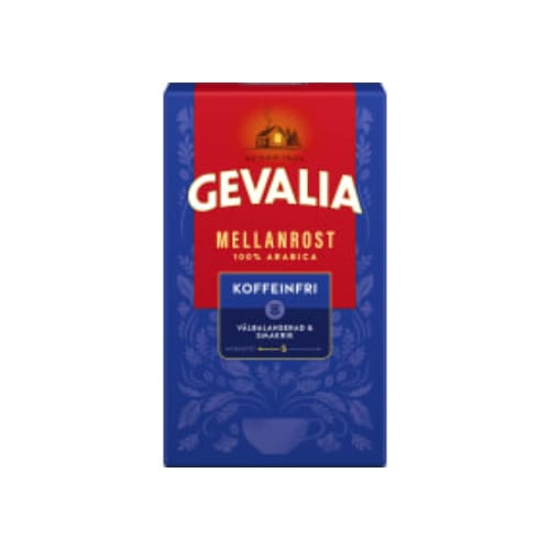 Koffeinfri Mellanrost Bryggkaffe Gevalia 425g
