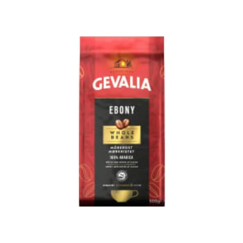 Ebony Mörkrost Hela Bönor Gevalia 500g