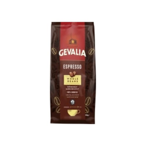 Espresso Whole Beans Mörkrost Gevalia 900g