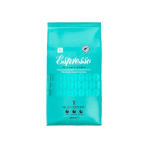 Espresso Mellan-mörkrost Hela Bönor Garant 1kg