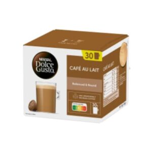 Café Au Lait Nescafé Kaffekapslar Dolce Gusto 30p