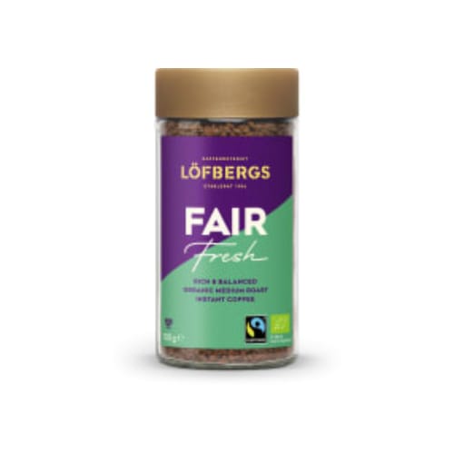 Fair Fresh Light Roast Snabbkaffe Löfbergs 100g
