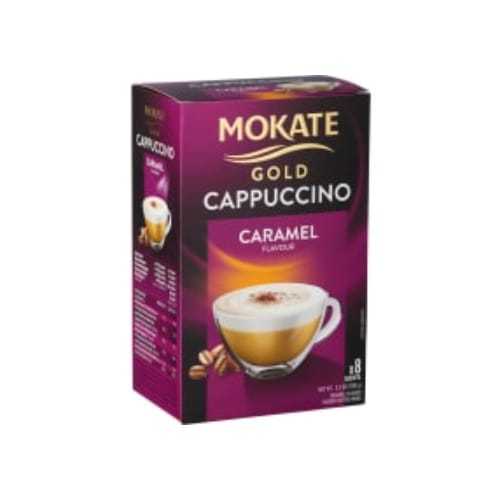 Cappuccino Caramel Snabbkaffe Mokate 8p