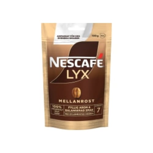 Lyx Mellanrost Snabbkaffe Nescafé 100g