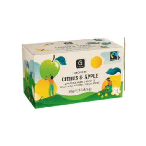 Citrus & Äpple Grönt Te Garant 20p