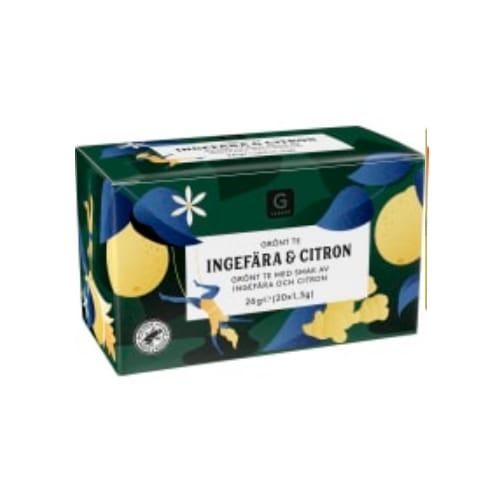 Ingefära Citron Grönt Te Garant 20p
