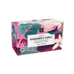 Rabarber Vanilj Svart Te Garant 20p