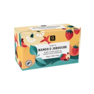 Mango Jordgubb Svart Te Garant 20p