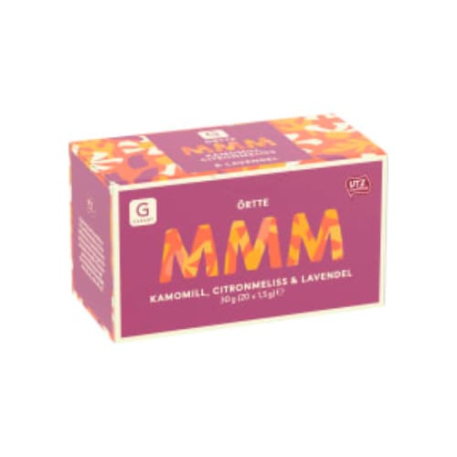 Mmm Örtte Kamomill Lavendel & Ctronmeliss Garant 20p