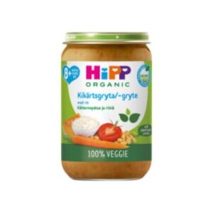 Kikärtsgryta Grönsaker Ris Från 8 Månader Hipp 220g