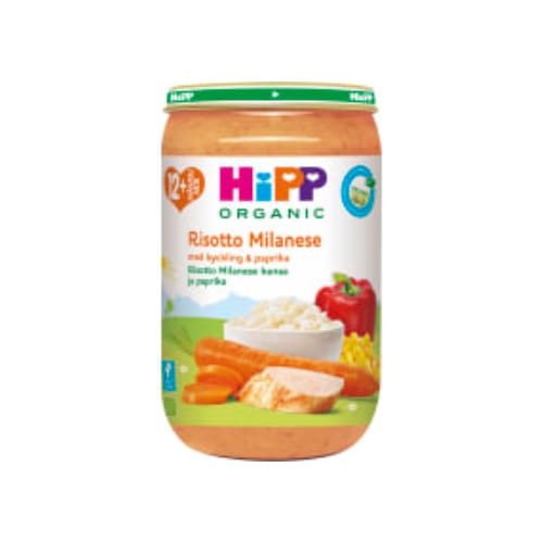 Risotto Milanese Kyckling Från 12 Månader Hipp 250g