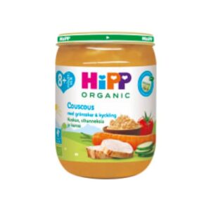 Couscous Grönsaker & Kyckling Från 8 Månader Hipp 190g