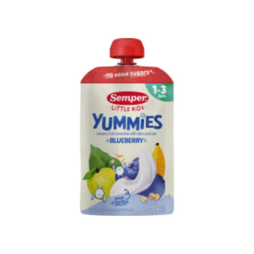 Blueberry Yummies Från 1-3år Semper 120g
