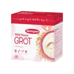Havregröt Mild & Naturell Från 4 Månader Semper 16p/480g