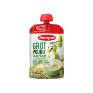 Gröt Päron Äpple Från 6 Månader Semper 120g