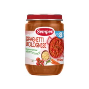 Spagetti & Köttfärssås Från 8 Månader Semper 190g