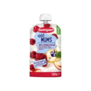 Yogo Mums Äpple Banan Hallon Från 12 Månader Semper 120g