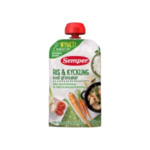 Ris & Kyckling med Grönsaker Från 6 Månader Semper 120g