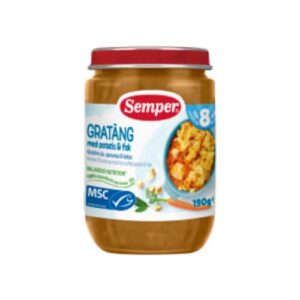 Fiskgratäng Potatismos & Torsk Från 8 Månader Semper 190g