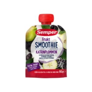 Frukt Smoothie Katrinplommon Från 6 Månader Semper 90g