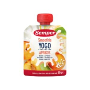 Smoothie Yoghurt Aprikos Från 6 Månader Semper 90g