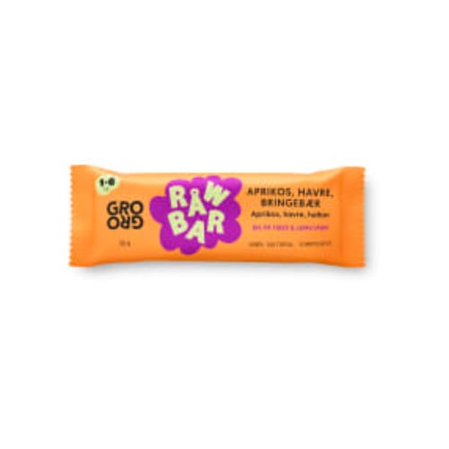 Råwbar Aprikos Havre Hallon 1-6 År Grogro 30g