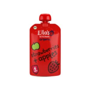 Pure Jordgubb/äpple 4mån Ella's Kitchen 120 g