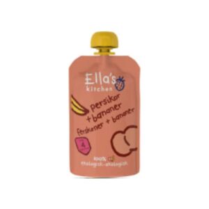 Persikor Banan Puré Från 4 Månader Ella's Kitchen 120g