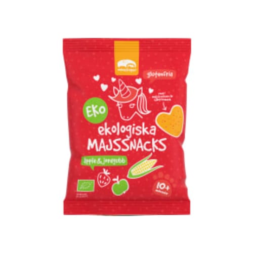 Majssnacks Äpple Jordgubb Från 10 Månader Minstingen 20g