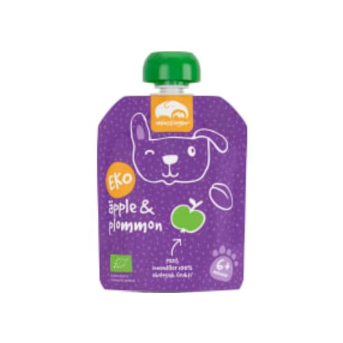 Äpple Plommon Klämmis Från 6 Månader Minstingen 90g
