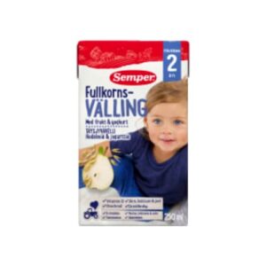 Välling Fullkorn Frukt Yogh Från 2 År Semper 250ml