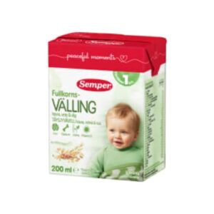 Välling Fullkorn/drickfärdig Från 12 Månader Semper 200ml