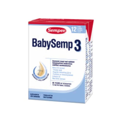 Baby Semp 3 Mjölkdryck Från 12 Månader Semper 200ml
