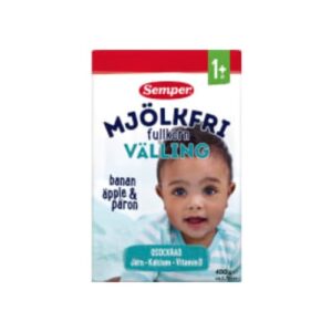 Mjölkfri Fullkorn Välling Från 12 Månader Semper 400/2,7l