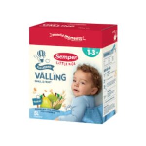 Fullkornsvälli Dinkel/frukt Semper 23 port