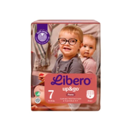 Up&go 7 16-26kg Byxblöjor Libero 24p
