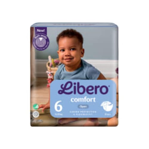 Comfort 6 13-20kg Öppna Blöjor Libero 32p
