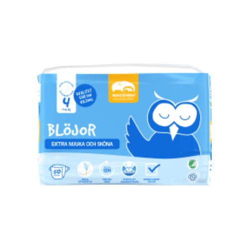 Blöjor 4 7-16kg Tejpblöjor Minstingen 50p