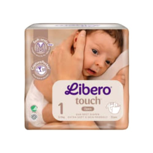 Touch 1 2-5kg Öppna Blöjor Libero 22p