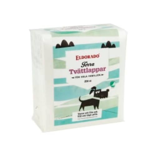 Tvättlappar Torra Eldorado 250p