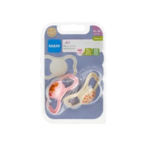 Air Silicone Napp 16-36 Månader Mam 2p